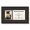 ArtToFrames 8.5x11 inch Diploma Frame with 6" x 8" Inch Image Opening - Framed with Black and Gold Mats, Comes with Regular Acrylic and Sawtooth Hanger for Wall Hanging (DT-8.5x11)